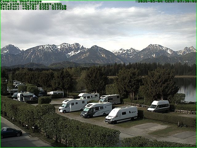 Archiv Foto Webcam Campingplatz am Hopfensee
