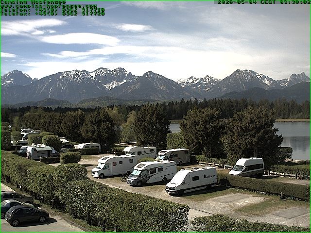 Archiv Foto Webcam Campingplatz am Hopfensee