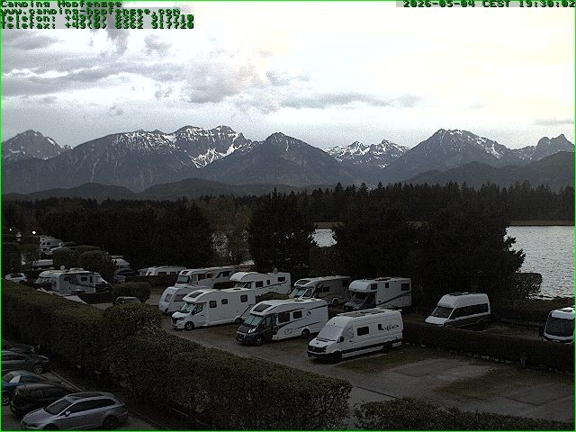 Archiv Foto Webcam Campingplatz am Hopfensee