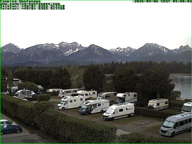 Archiv Foto Webcam Campingplatz am Hopfensee