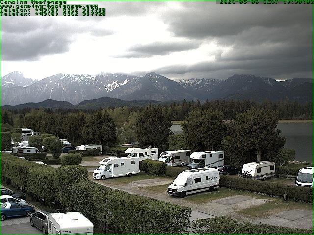 Archived image Webcam Camsite at Hopfensee