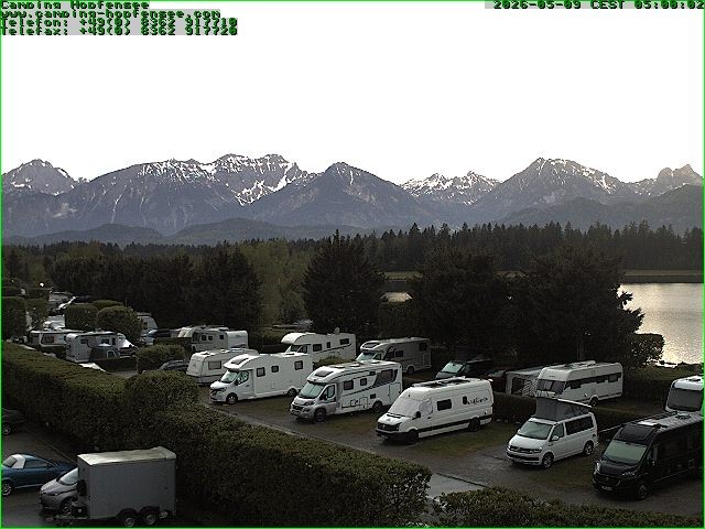 Archiv Foto Webcam Campingplatz am Hopfensee