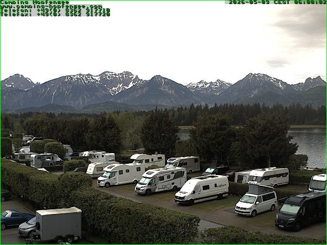 Archiv Foto Webcam Campingplatz am Hopfensee