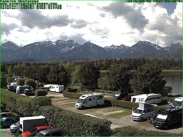Archiv Foto Webcam Campingplatz am Hopfensee