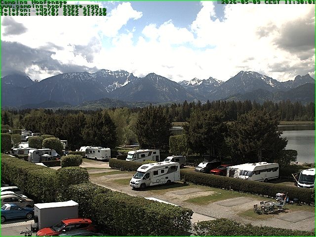 Archiv Foto Webcam Campingplatz am Hopfensee
