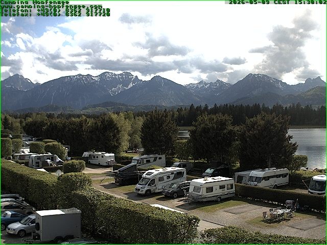 Archiv Foto Webcam Campingplatz am Hopfensee