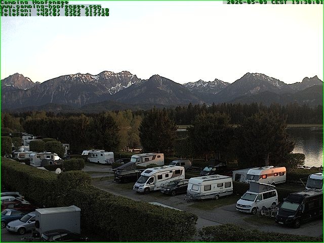 Archiv Foto Webcam Campingplatz am Hopfensee