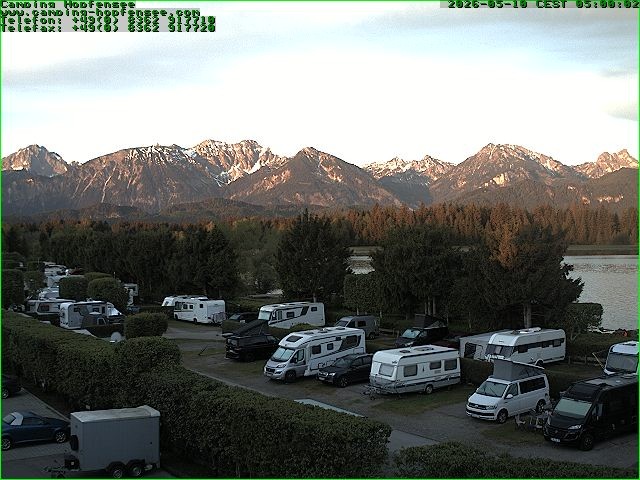 Archiv Foto Webcam Campingplatz am Hopfensee