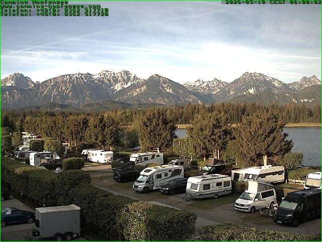 Archiv Foto Webcam Campingplatz am Hopfensee