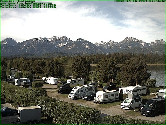 Archiv Foto Webcam Campingplatz am Hopfensee