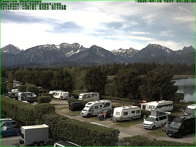 Archiv Foto Webcam Campingplatz am Hopfensee