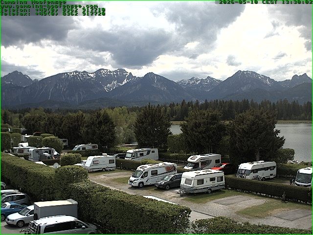 Archiv Foto Webcam Campingplatz am Hopfensee