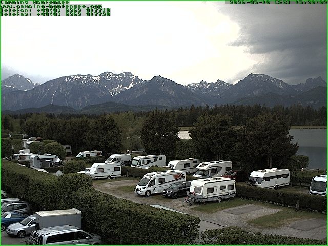 Archiv Foto Webcam Campingplatz am Hopfensee