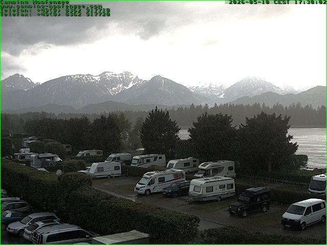 Archiv Foto Webcam Campingplatz am Hopfensee