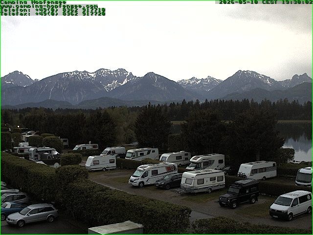 Archiv Foto Webcam Campingplatz am Hopfensee