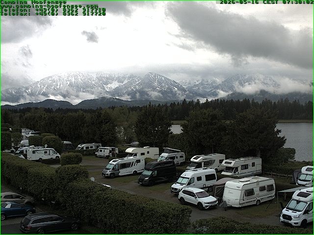 Archiv Foto Webcam Campingplatz am Hopfensee