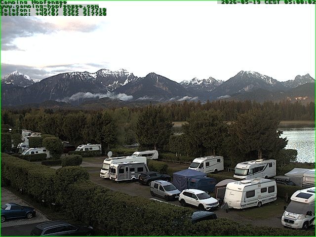 Archiv Foto Webcam Campingplatz am Hopfensee