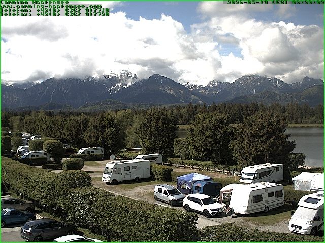 Archiv Foto Webcam Campingplatz am Hopfensee