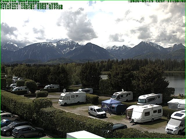 Archiv Foto Webcam Campingplatz am Hopfensee