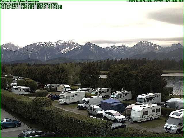 Archiv Foto Webcam Campingplatz am Hopfensee