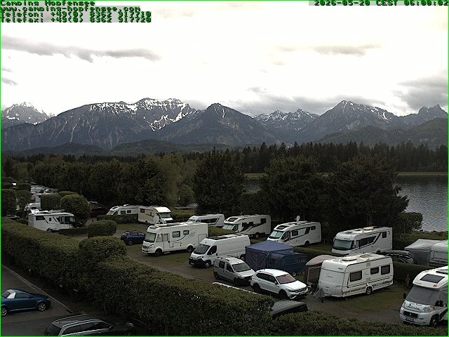 Archiv Foto Webcam Campingplatz am Hopfensee