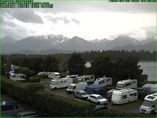 Archiv Foto Webcam Campingplatz am Hopfensee