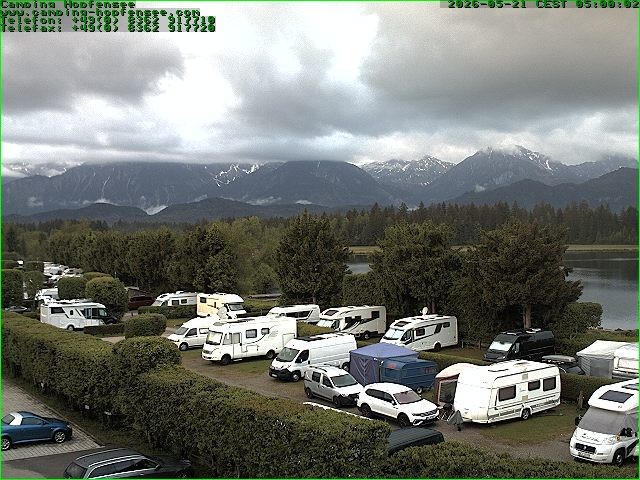 Archiv Foto Webcam Campingplatz am Hopfensee