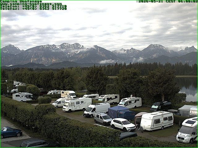 Archiv Foto Webcam Campingplatz am Hopfensee