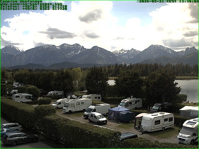 Archiv Foto Webcam Campingplatz am Hopfensee