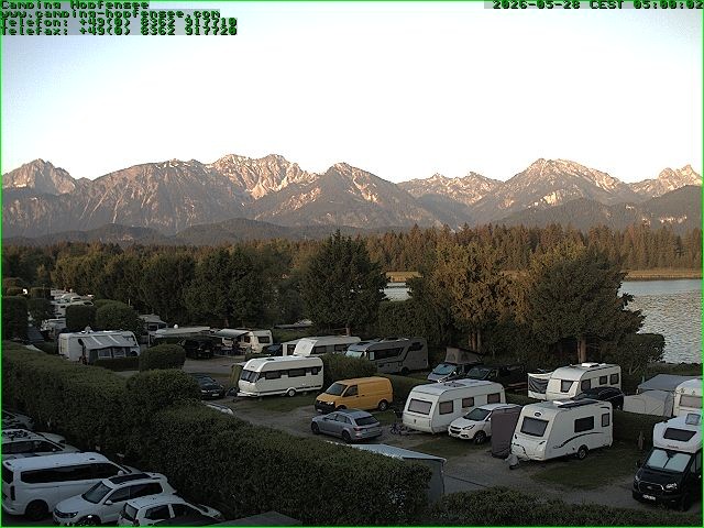 Archived image Webcam Camsite at Hopfensee