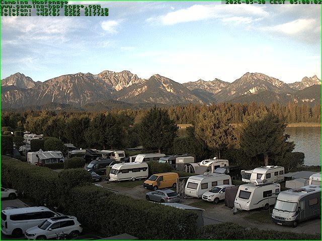 Archiv Foto Webcam Campingplatz am Hopfensee