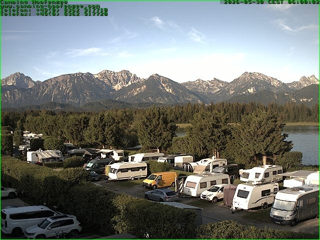 Archiv Foto Webcam Campingplatz am Hopfensee