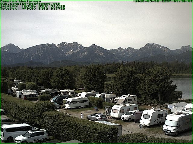 Archiv Foto Webcam Campingplatz am Hopfensee