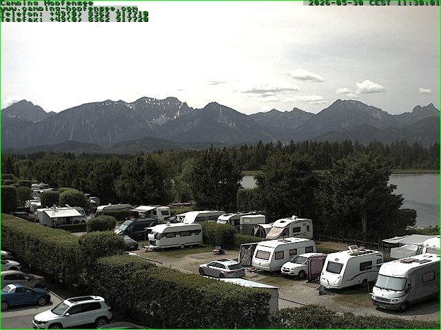 Archiv Foto Webcam Campingplatz am Hopfensee