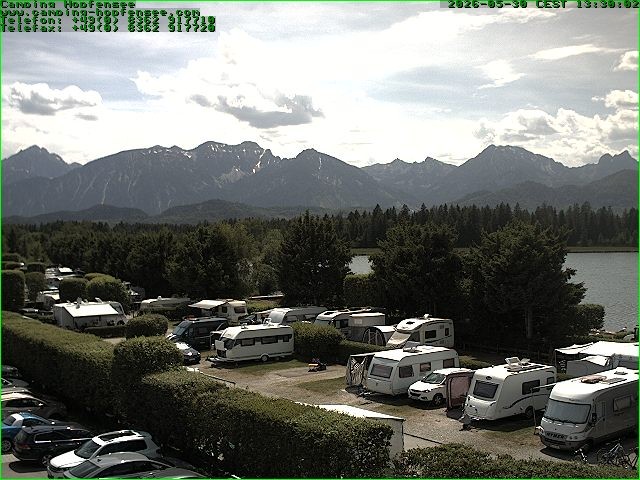 Archiv Foto Webcam Campingplatz am Hopfensee