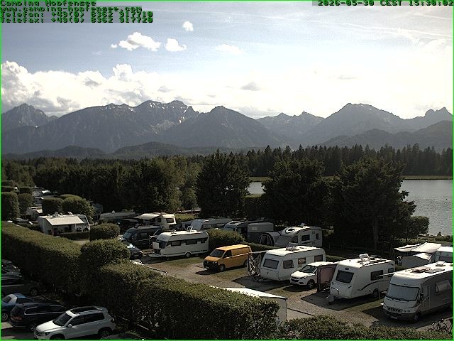 Archiv Foto Webcam Campingplatz am Hopfensee