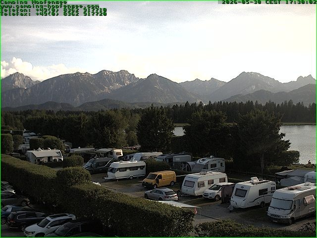 Archiv Foto Webcam Campingplatz am Hopfensee
