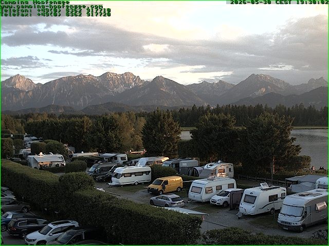 Archiv Foto Webcam Campingplatz am Hopfensee