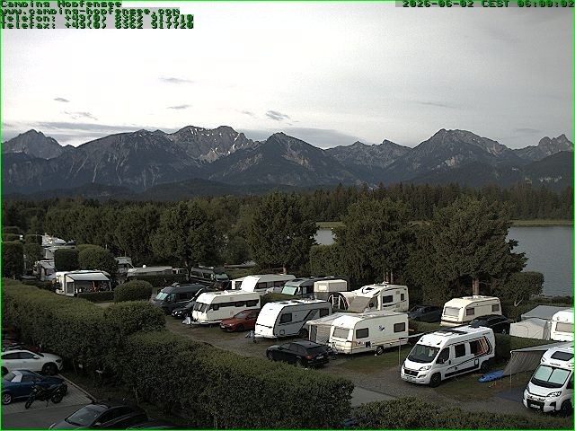 Archiv Foto Webcam Campingplatz am Hopfensee