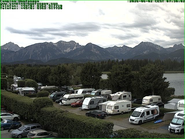 Archiv Foto Webcam Campingplatz am Hopfensee