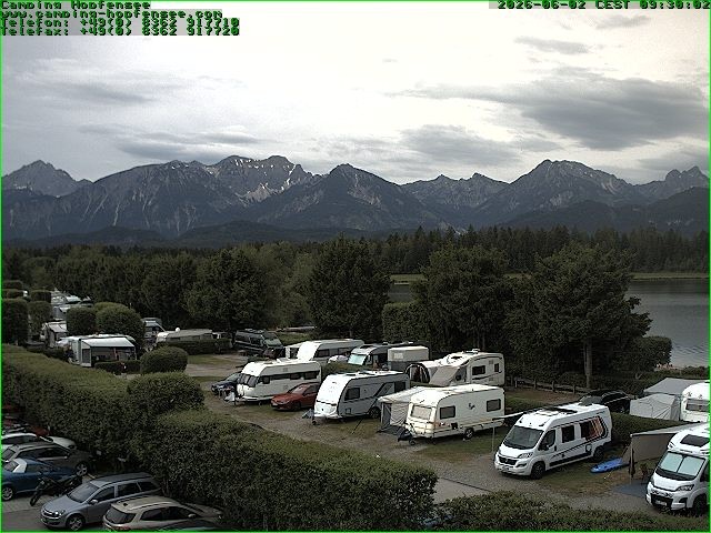 Archiv Foto Webcam Campingplatz am Hopfensee