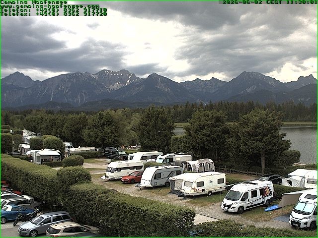 Archiv Foto Webcam Campingplatz am Hopfensee