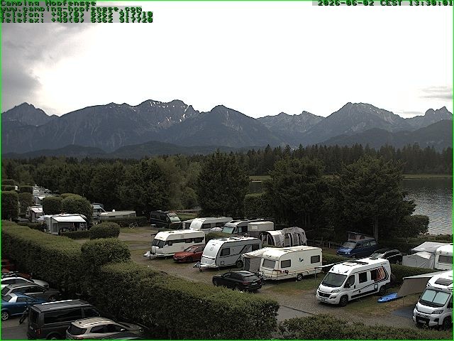 Archiv Foto Webcam Campingplatz am Hopfensee