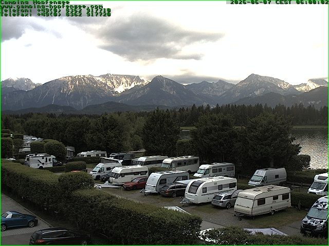 Archiv Foto Webcam Campingplatz am Hopfensee