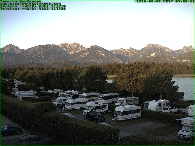 Archiv Foto Webcam Campingplatz am Hopfensee