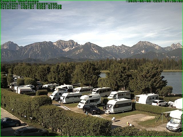 Archiv Foto Webcam Campingplatz am Hopfensee