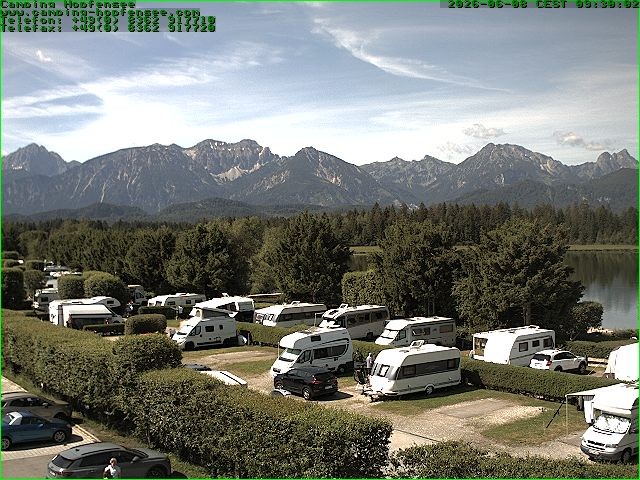 Archiv Foto Webcam Campingplatz am Hopfensee