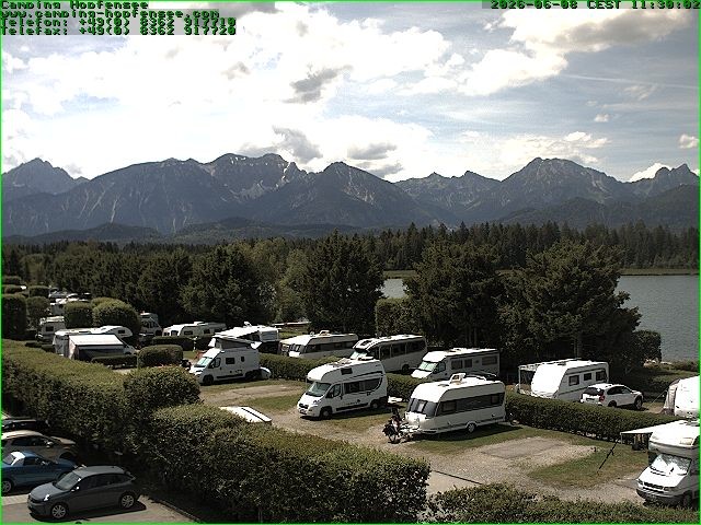 Archiv Foto Webcam Campingplatz am Hopfensee