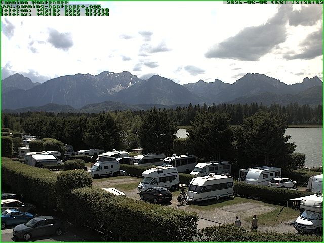 Archiv Foto Webcam Campingplatz am Hopfensee