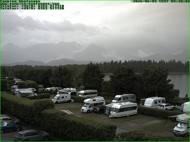 Archiv Foto Webcam Campingplatz am Hopfensee